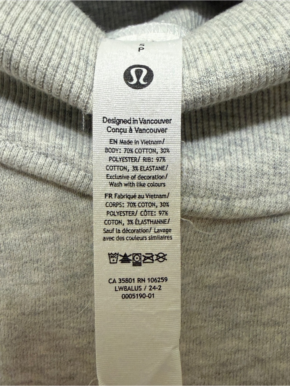 Lululemon| Gray Cropped Hoodie Scuba Mini Skirt Matching Athleisure Set - Picture 8 of 8